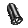 Mini Chargeur rapide Allume - Cigare Voiture double USB (2.4A) Usams US - CC114 C20 Noir - LPDD Conseil | Fiche fiabilité - Fiche fiabilité | Voiture fiable